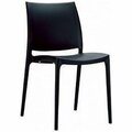 Siesta Josephine Outdoor Dining Chair Black, 2PK ISP050-BLA